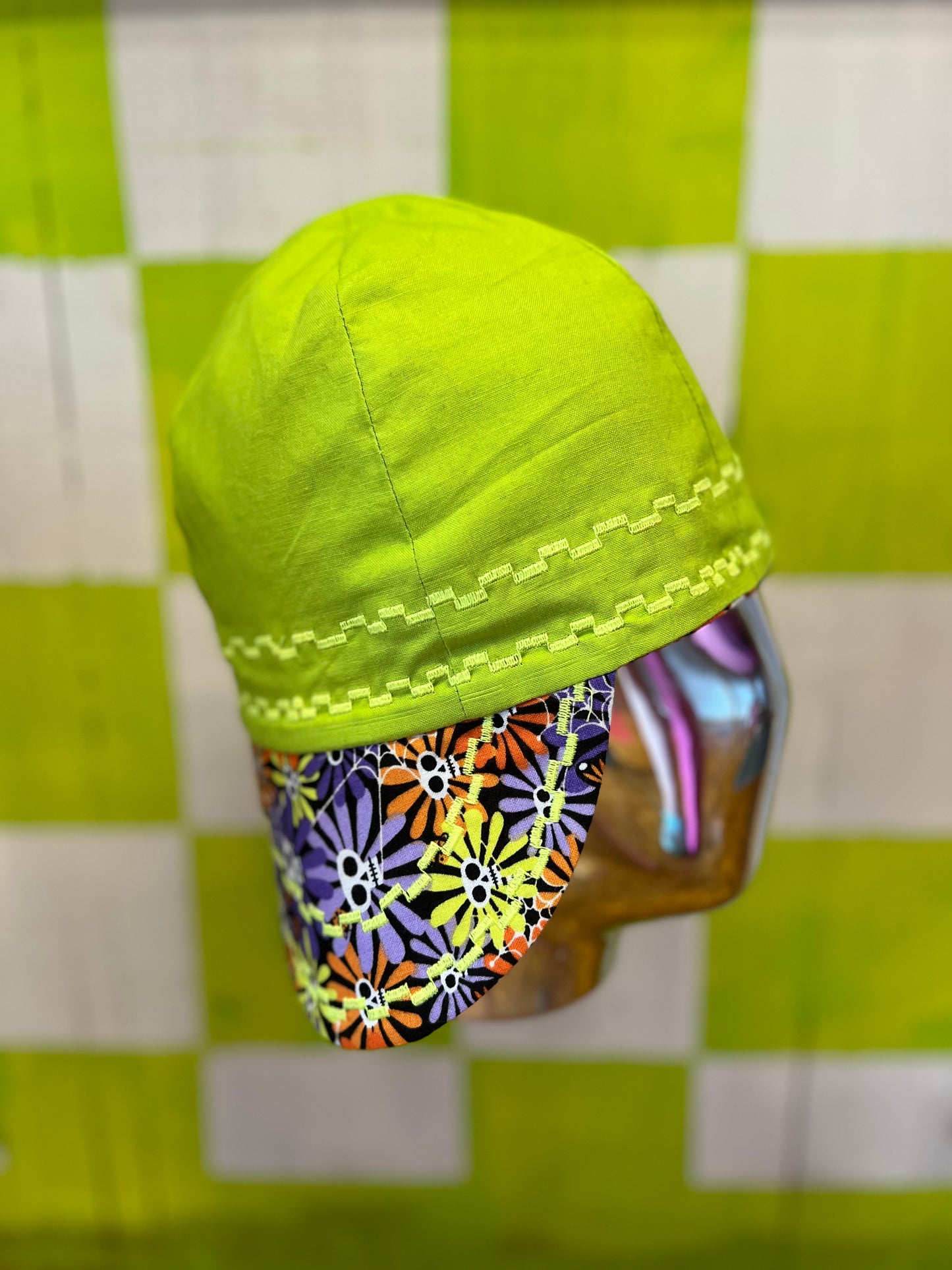 Psychedelic Skulls Cap