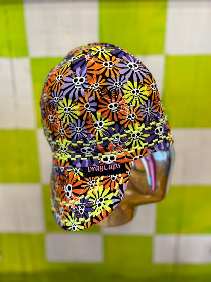 Psychedelic Skulls Cap