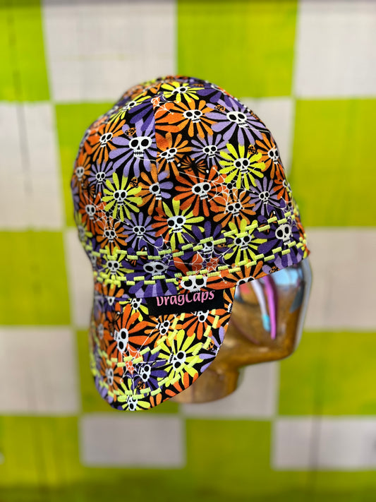 Psychedelic Skulls Cap
