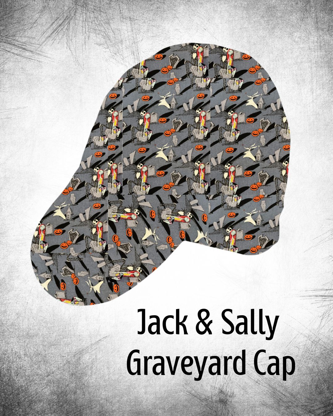 Jack & Sally Graveyard Cap