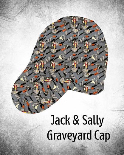 Jack & Sally Graveyard Cap