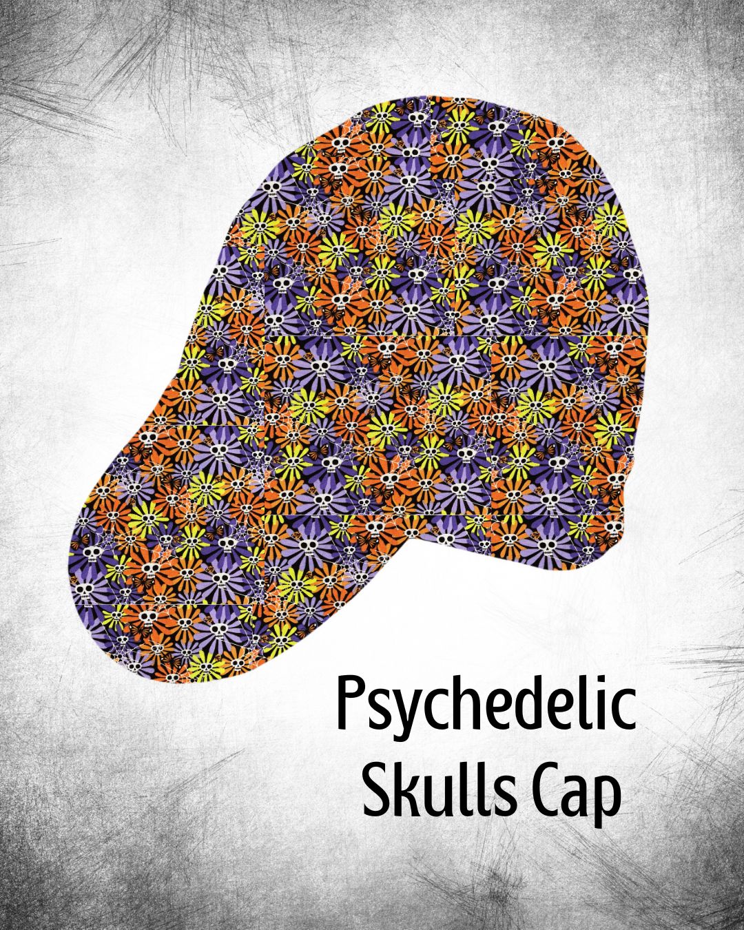 Psychedelic Skulls Cap